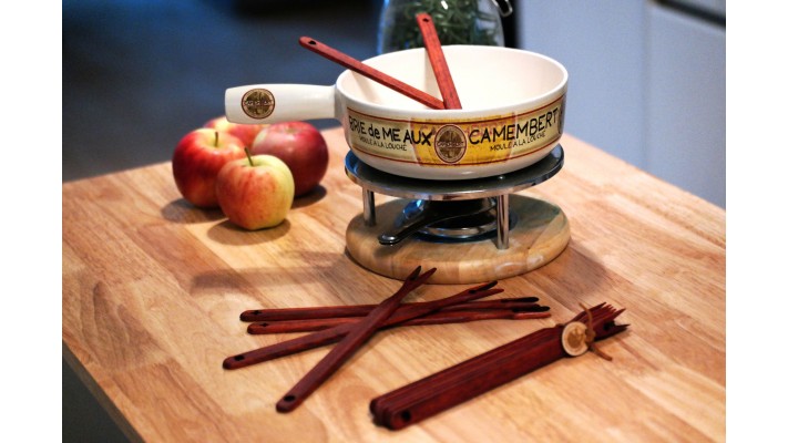 Ensemble de fourchettes à fondue au fromage - Fourchettes à fondu au chocolat - Fourchette à fondue - Atelier Unik-art